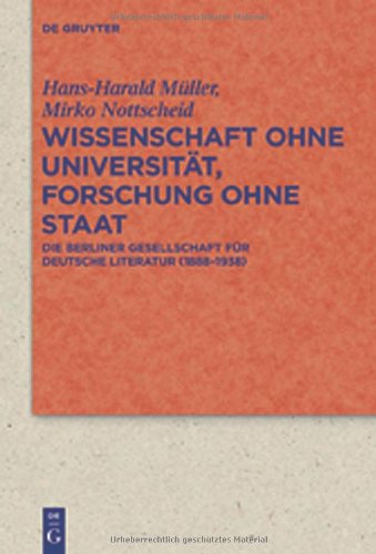 【预售】Wissenschaft Ohne Universitat, Forschung Ohne ...