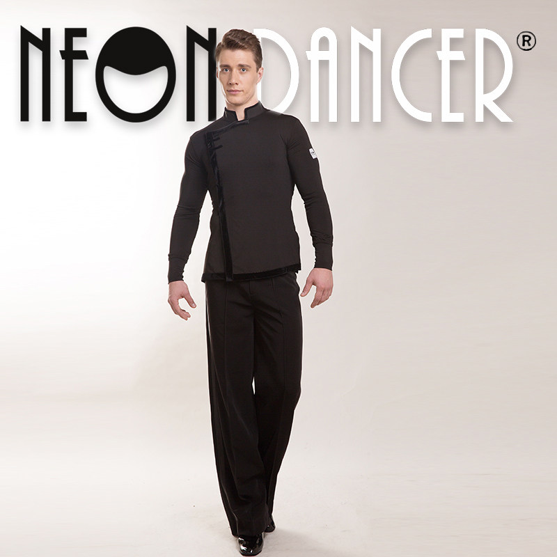 NEON DANCER 男士专业拉丁舞上衣 量身定制 拉丁比赛艺考演出服