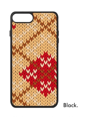 适用于iPhone红色褐色白色四边形Xr手机壳max保护套678plus硅胶11