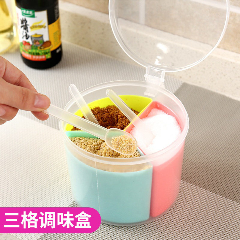 Multi-grid Seasoning Box kitchen circular household Plastic Pepper pot Salt and pepper monosodium glutamate Sauce pot Salt shaker Condiments Cruetin the Kitchen/Cooking utensils , Kitchen Gadgets/Kitchen storage , Storage jars/Kitchen storage containers , Seasoning bottles  category - from Buy2taobao.com to provide professional Taobao agent buy service