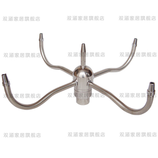 304不锈钢旋转喷头风水车喷头水景景观 DN25 喷泉喷头1寸1.5寸2寸