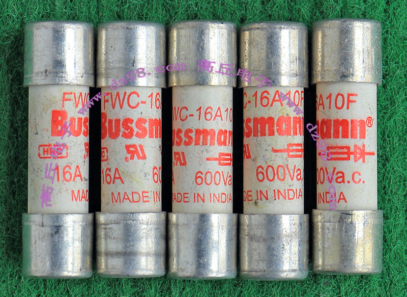 Bussmann 巴斯曼 FWC-16A10F 16A 600V 保险丝 熔断器 10.3x38