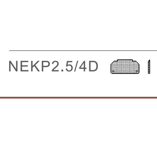 双层不互联端子补偿隔板NEKP2.5/4D 菲尼克斯UKK3 UKK5通用隔板