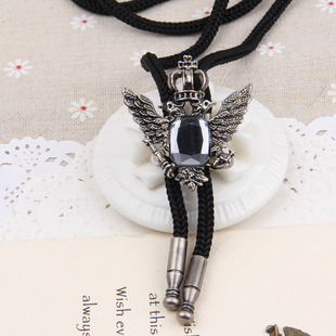 Tie衬衫 创意金属领结领带波洛Bolo 饰品男潮 老鹰抽绳个性 欧美时尚