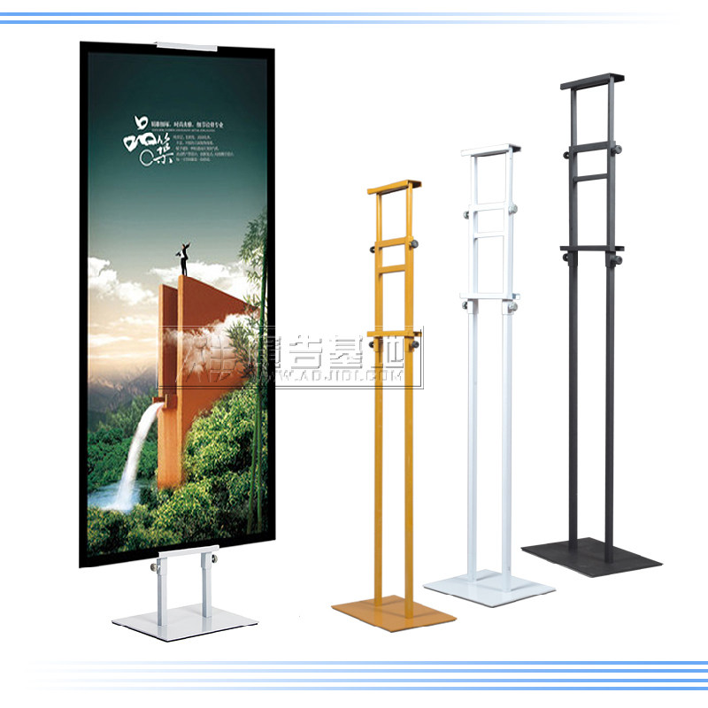 KT板挂画架伸缩海报架展板架展示架广告架宣传架铁支架双面挂画架