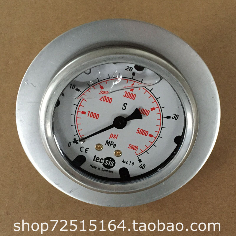 0-40MPA液压表TECSIS泰科思G1/4