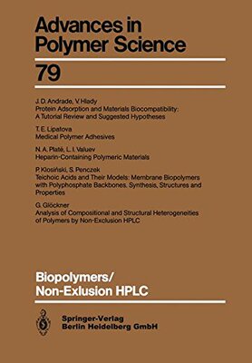【预订】Biopolymers/Non-Exclusion HPLC