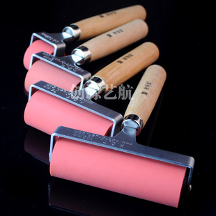 版 画油墨滚 画滚单支 胶滚 滚轮 榭得堂版 100MM油滚