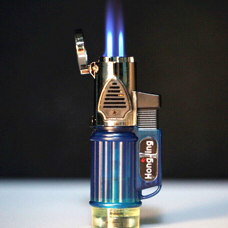 强悍三头高温气焊枪喷枪打火机 直冲定火喷射个性创意透明防风机,户外/登山/野营/旅行用品,打火机,淘宝优惠券,粉丝福利购,淘宝优惠卷
