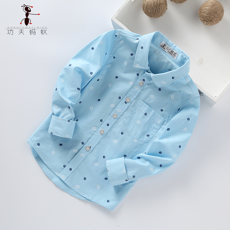 Chemise garcon à manche longue - Ref 2073150 Image 1