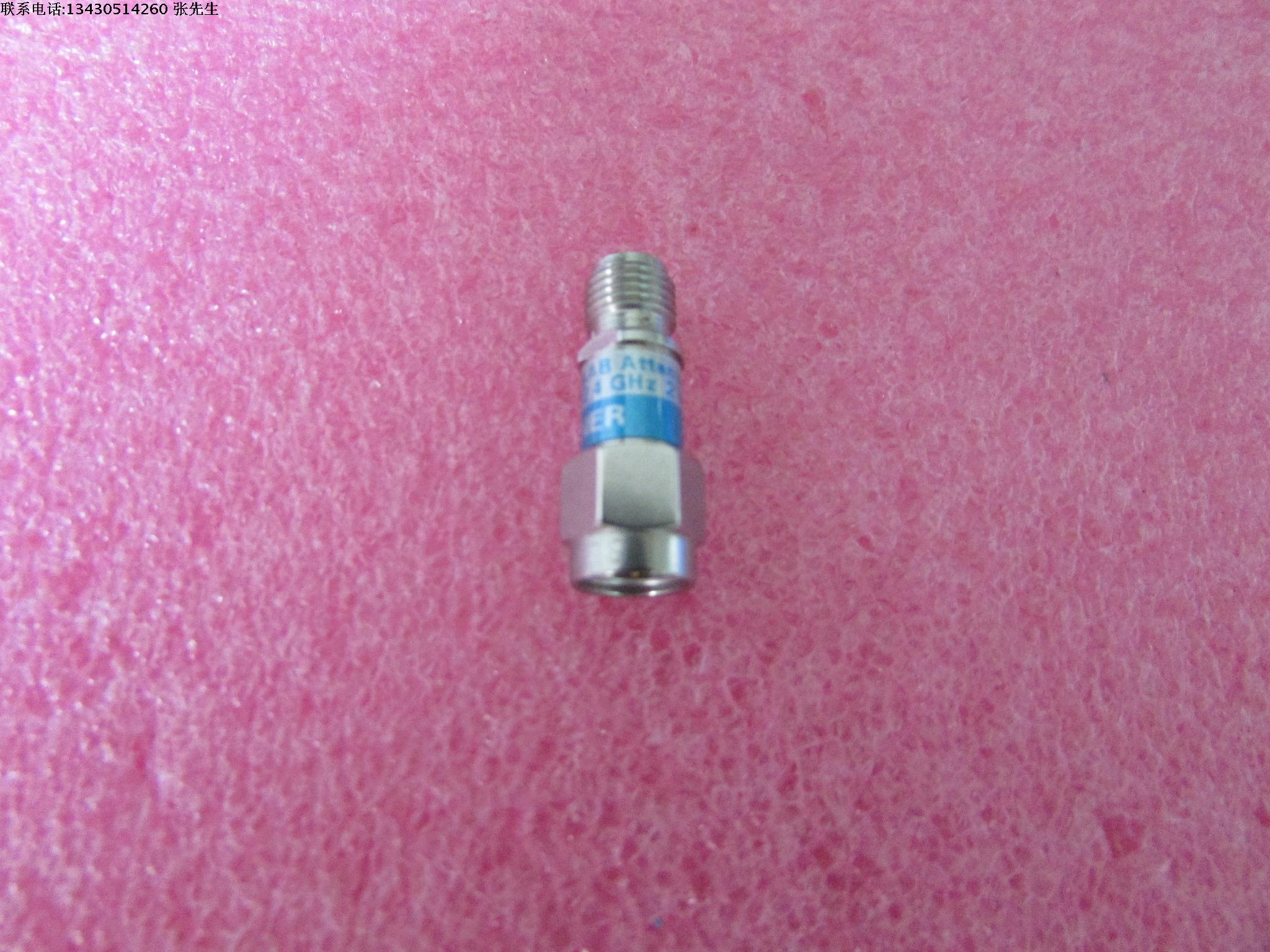 H+S进口 6608.19.AB 8dB DC-18GHz 2W SMA RF 射频微波同轴固定衰减器 质量包好，包能用  可提供详细测试图  成色好 名      称：同轴固定衰减器 品      牌:   H+S 型      号：6608.19.AB 衰 减  量:  8dB 频