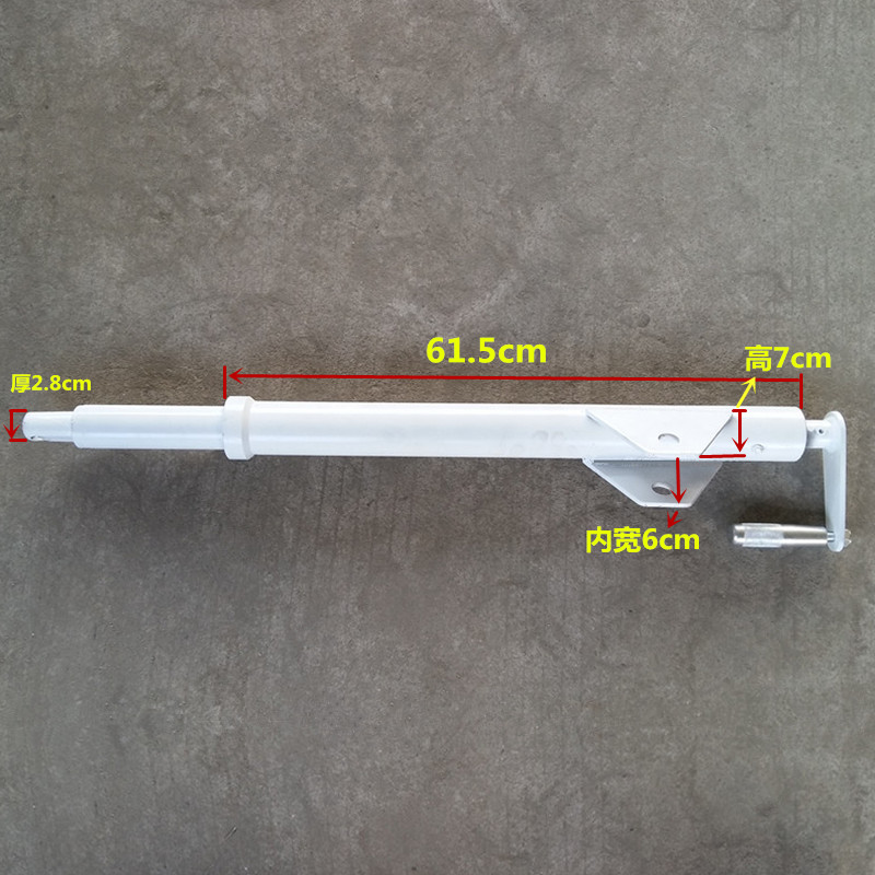 手摇三一配件搅拌车升降杆搅拌罐放料斗撑杆 加粗手摇伸缩杆豪沃