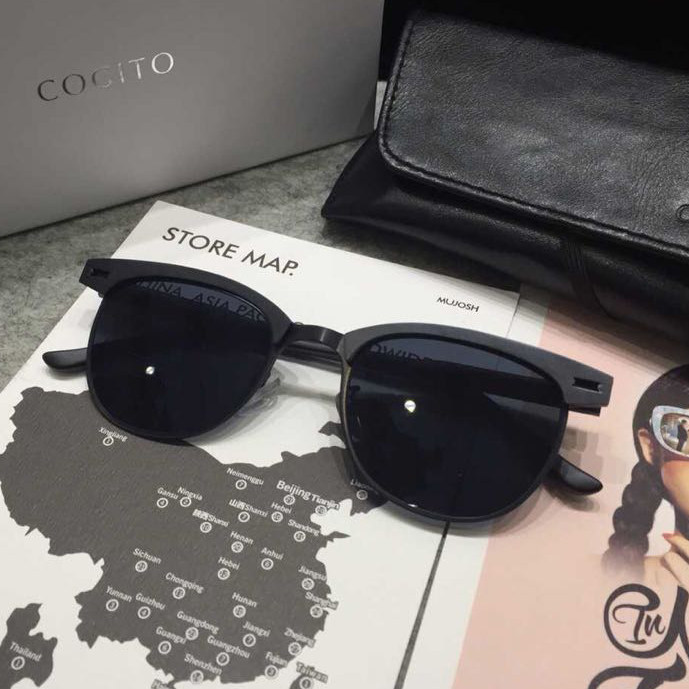 southpaw 1 反光复古方框墨镜潮太阳眼镜男女同新款开车时尚