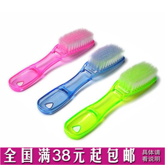 水晶透明长柄塑料尼龙刷水池刷地板刷洗鞋刷洗衣刷多用清洁刷硬毛