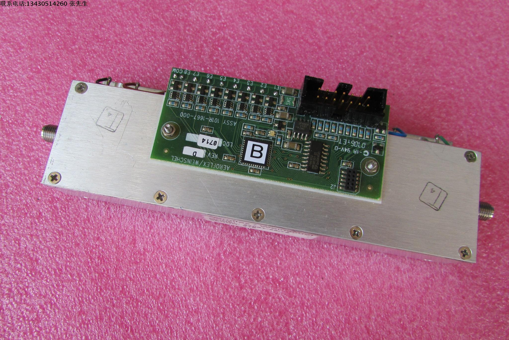 3408T-55.75 Weinschel  DC-6GHz 0-55.75dB SMA RF 射频微波 程控步进衰减器 质量包好，包能用，可提供详细测试图。 名      称： Weinschel 程控步进衰减器 3408T-55.75 品      牌：Weinschel  型      号：