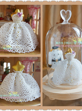 手工diy串珠日本进口米珠材料包Angle中文走线教程送礼公主婚纱裙