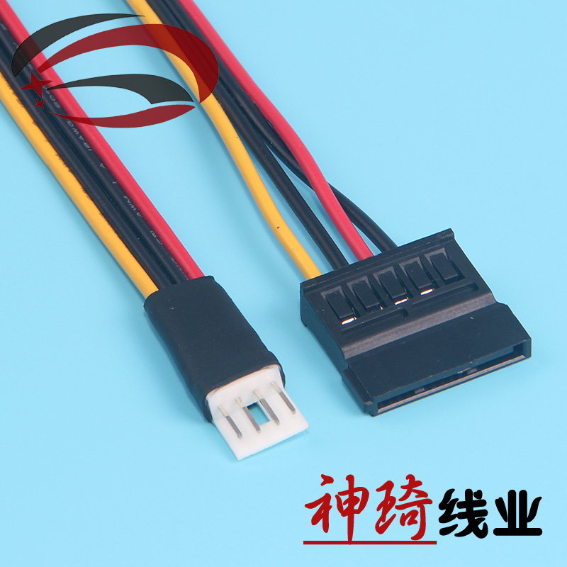 小4PIN公转SATA延长连接线SQ电源