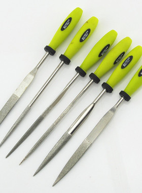 威特力6件套金钢石锉刀 什锦锉 金钢砂锉刀 修边刀 整形锉