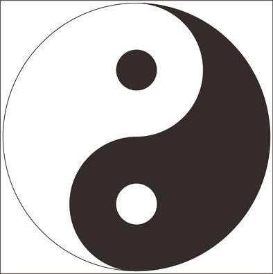 现代装饰画太极图八卦图易经周易知识学习阴阳鱼国学挂图书房玄关