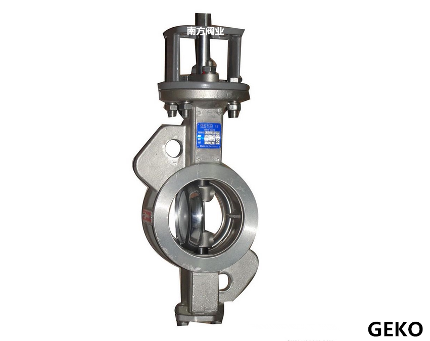 气动三偏心高性能蝶阀 dn100高性能偏心蝶阀德国geko进口蝶阀