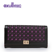 Exull/exull Q2015 new winter fashion geometry box purse clutch bag handbag 15345206