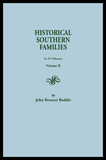 【预售】Historical Southern Families. in 23 Volumes. Volu 书籍/杂志/报纸 进口教材/考试类/工具书类原版书 原图主图