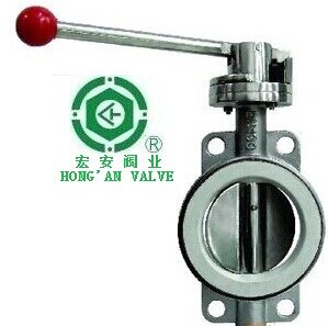 304不锈钢对夹式蝶阀DN40/50/DN65/DN80/DN100/DN125/DN150-DN600