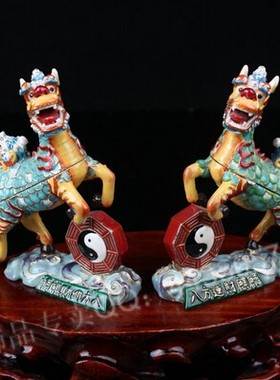 锡工艺品摆设珐琅彩绘装饰中式家居