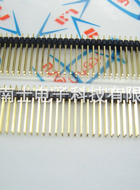 精工南士 镀金2*40P 80PIN 间距2.54MM 针长21MM 双排针 直针 A级