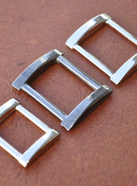 金属合金弧形口字扣 DIY材料箱包配件服装口字扣 方扣无缝实心