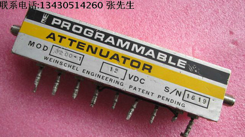 3200-1 Weinschel DC-3GHz 0-127dB SMA RF 射频微波 程控步进衰减器