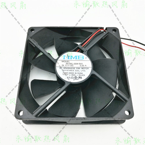 原装日本NMB 3610KL-05W-B50 24V 0.20A 9025 变频器风扇 工控机