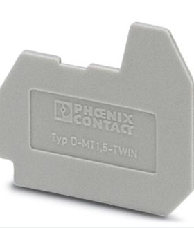德国菲尼克斯(凤凰)微型端子 挡片D-MT1.5-TWIN 端板   3001682