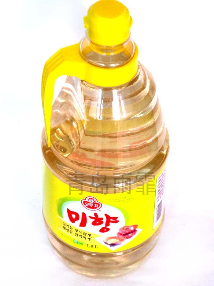 韩国进口调料 韩国味香 调味料酒 味淋 不倒翁味香1.8l高甜味料酒