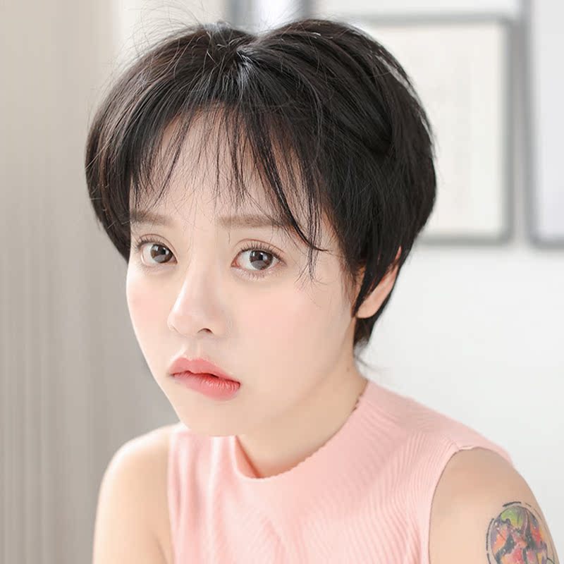 Perruque      cheveux raides Court - Ref 2610175 Image 1