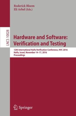 【预订】Hardware and Software: Verification ...