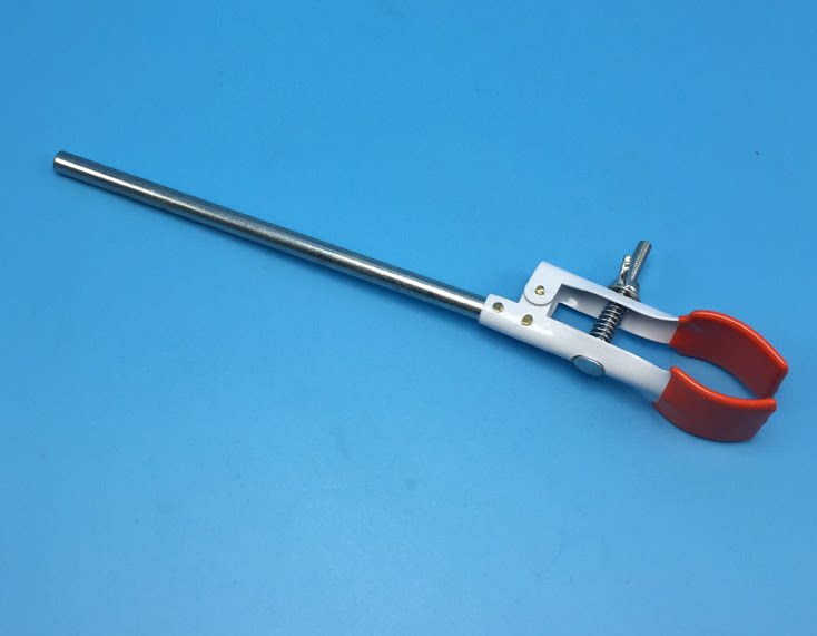 包邮两爪单调节烧瓶夹冷凝管夹万用夹 试管夹 固定夹试管夹铁制