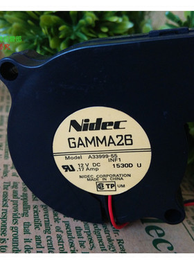 原装NIDEC A33999-55 5015 12V 0.17A 涡轮风扇鼓风机 5CM/厘米