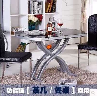 小户型包邮圆形多功能伸缩茶几