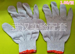 。五指线手套劳保手套纱线棉纱手套耐磨防滑手套12双/打 1.00/双