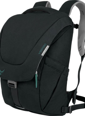 美国直邮Osprey 双肩包背包中号男女包翻盖防盗电脑包B13554T