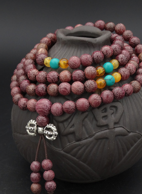 巴西玫瑰紫罗兰文玩饰品佛珠手链