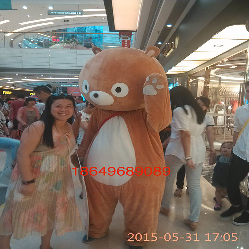 厂家直销百度熊人偶服头套道具表COSPLAY配件/