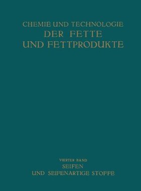 【预订】Seifen Und Seifenartige Stoffe