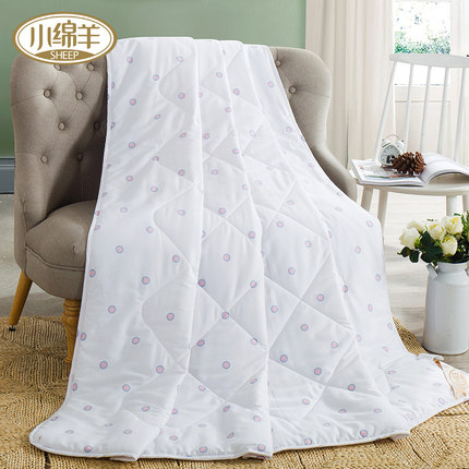小绵羊全棉可水洗双人夏被纯棉空调被2017学生春秋夏凉被被芯特价
