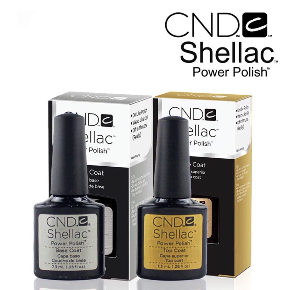 美甲甲油胶CNDshellacCND底胶nailbase封层CND封尘top擦洗