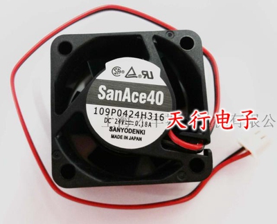 山洋4028 4CM 厘米 24V风扇变频器 交换机 工控风扇109P0424G3013