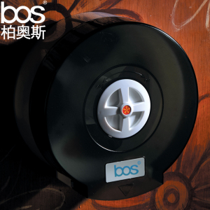 bos商用卫生间防水纸巾盒 大卷纸筒 浴室手纸架 厕所纸巾架卷纸盒