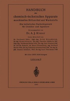 【预订】Handbuch Der Chemisch-Technischen Ap...