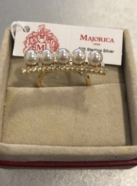 现货西班牙新品排珠镶Majorica